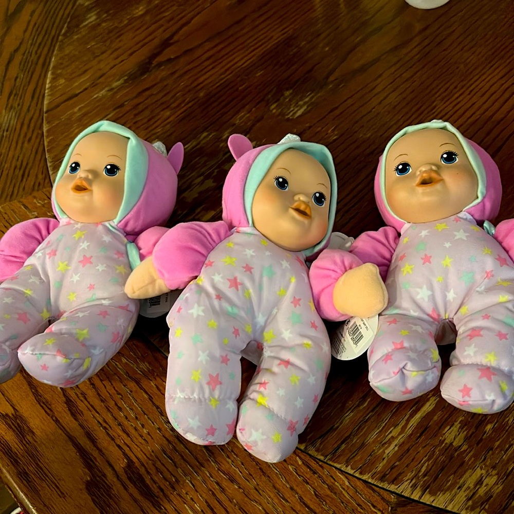 Baby dolls you get all three for listed price
